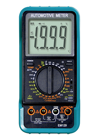 Picture of EM129, 10 Functions Automotive Digital Multimeter