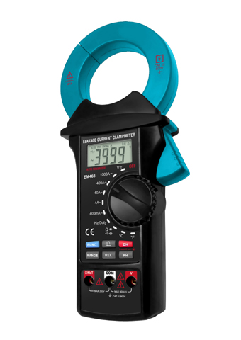 Picture of EM468A, EM468 LEAKAGE CURRENT CLAMP METER