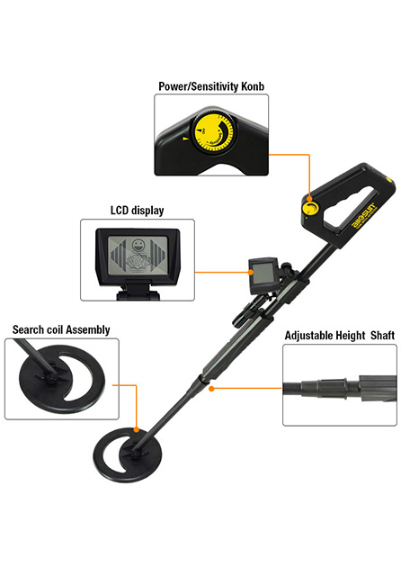 Picture of TS20B, PORTABLE UNDERGROUND METAL DETECTOR 