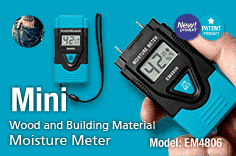 EM4806, Wood and Building Material Moisture Meter