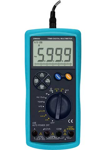 Picture of EM6000, GS marking, TRUE RMS DIGITAL MULTIMETER